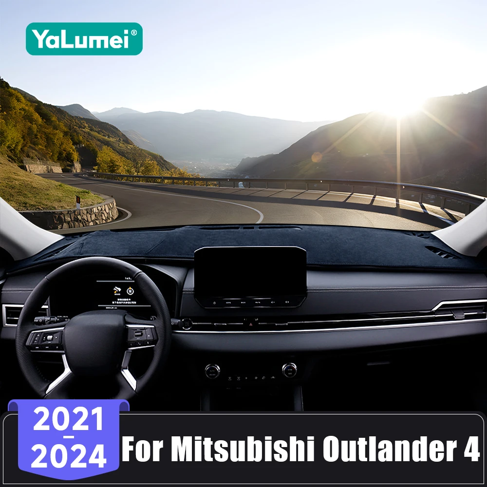 Für Mitsubishi Outlander 4 GN GM 2021 2022 2023 2024 Auto Dashboard Abdeckung Vermeiden Licht Pad Instrument Panel Nicht-slip Zubehör