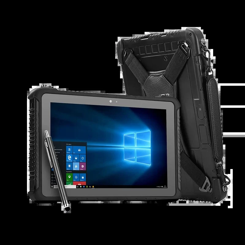 Industrial Waterproof Tablet PC 10 Inch 8G RAM Vehicle Mount Docking Cradle IP65 Rugged windows Tablet