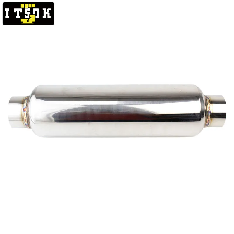 Silencieux Échappement Double Sortie 2,5" Entrée / 3" Sortie – Acier Inox Poli, Son Deep Tone