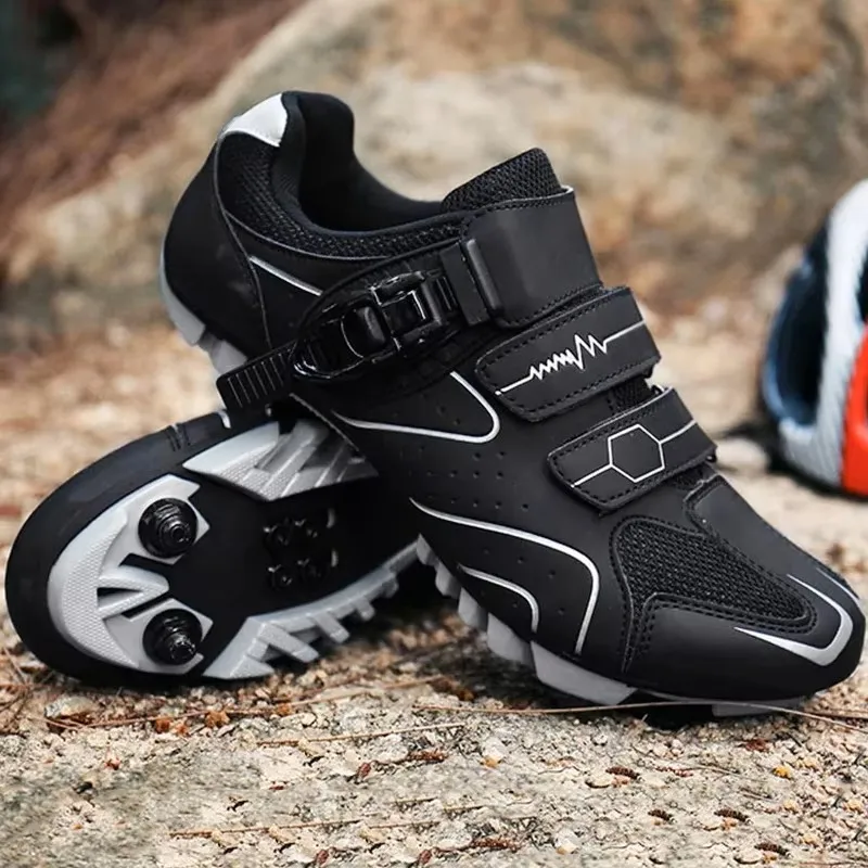 

Мужская обувь для горного велосипеда, велосипедная обувь MTB с быстросъемной пряжкой, легкая гоночная обувь для использования в помещении и на открытом воздухе