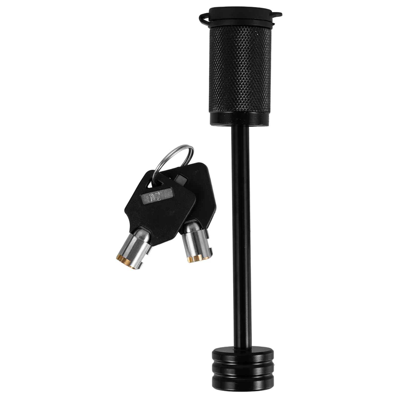 

Trailer Lock Set Pin Lock 1/4 Inch Black Coupler Heavy Duty Hitch Receiver Trailer Accessories Replacement Parts