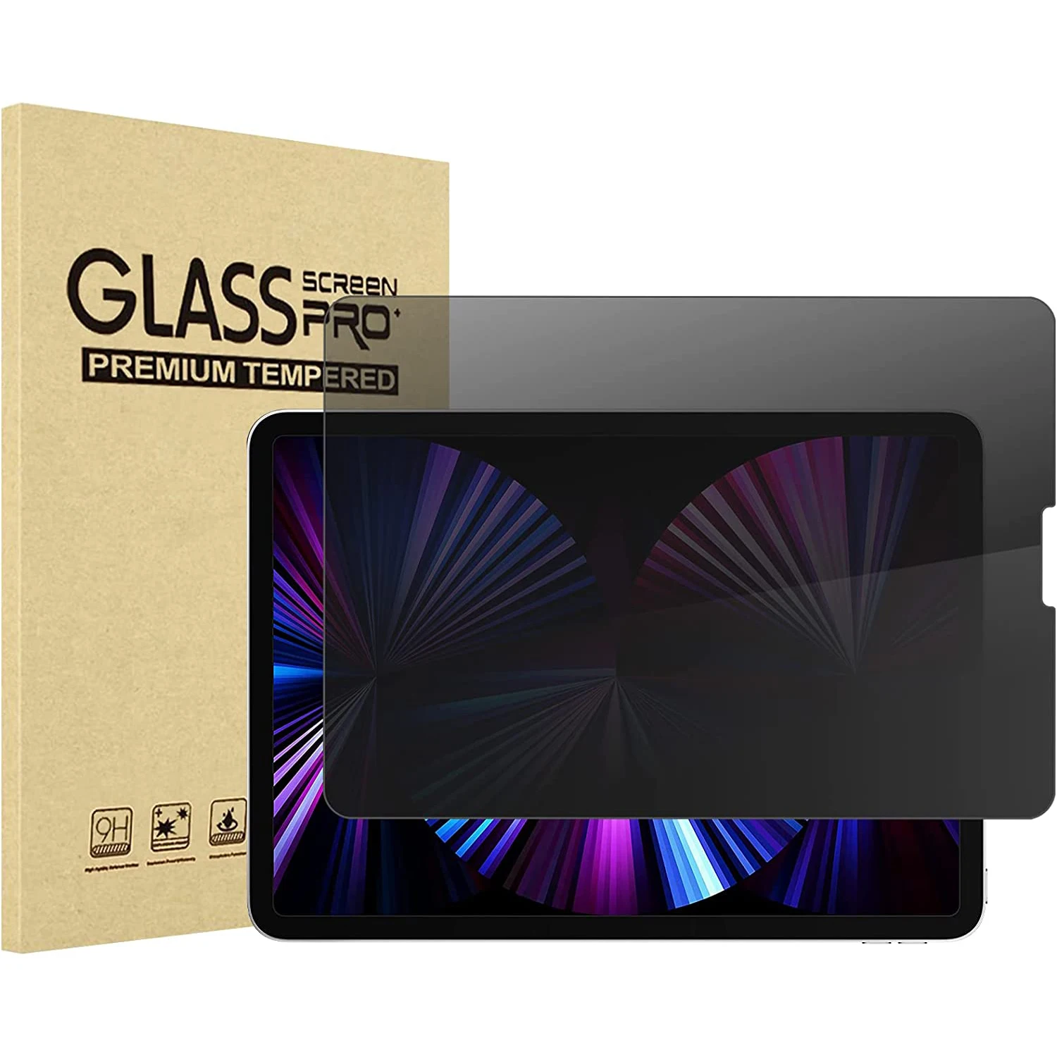 360 Degree Privacy Glass for iPad Air 13 11th 2025 Screen Protector for iPad Pro 13 12.9 11 Air 5th 4th mini 7 6 Anti-peep Film