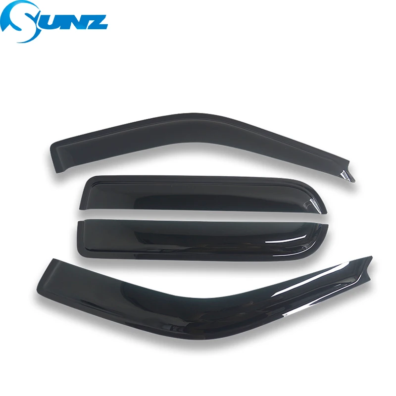 Side Window Deflectors For Honda CRV CR-V 1996 1997 1998 1999 2000 2001 Acrylic Black Window Visor Sun Rain Deflector Guard SUNZ