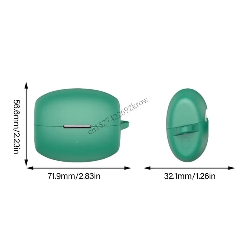 R9CB MultiColor Silicone Guard Case With AntiFall Technology Universal Fit For Earphones Secure Storage Easy Clip Hook view 6