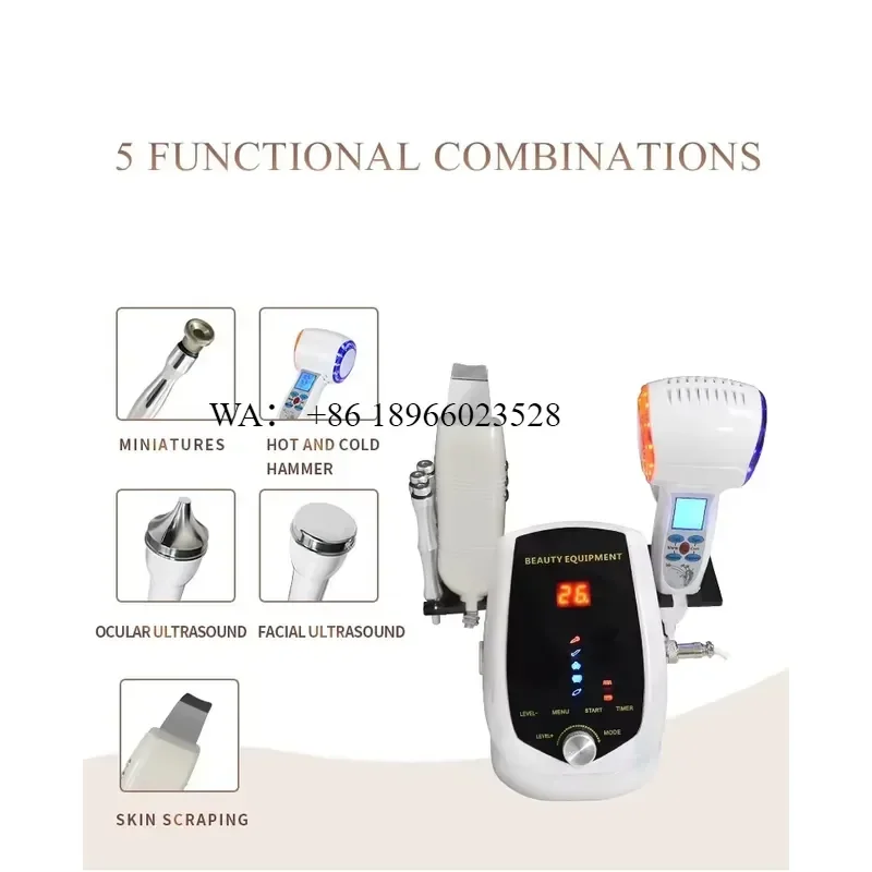 WMWMNU Handheld Facial Microcurrent Ion Import Export Device for Boosting Serum Absorption and Improving Dull Sallow Spa