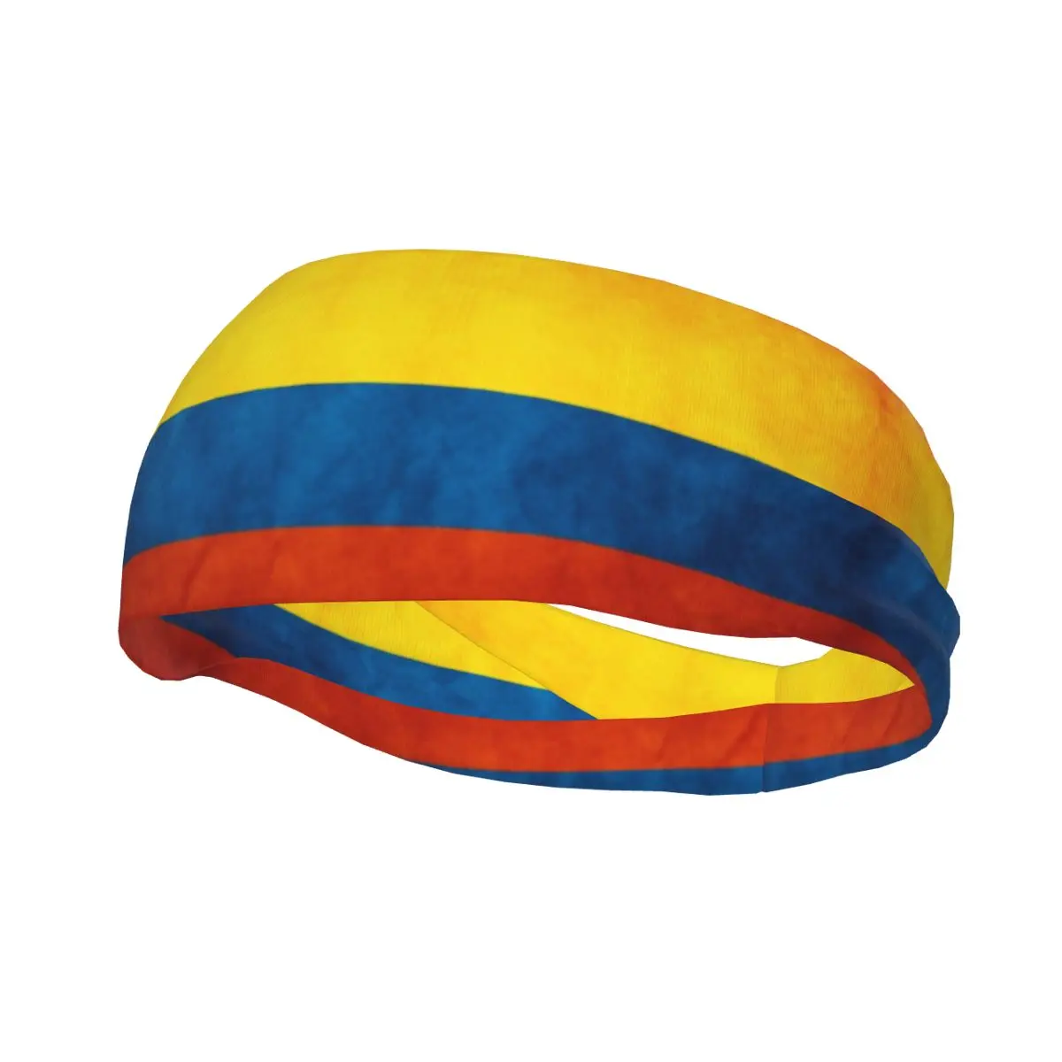 

Headband Sports Yoga Fitness Stretch Sweatband Hair Band Elasticity Headband Colombia Flag