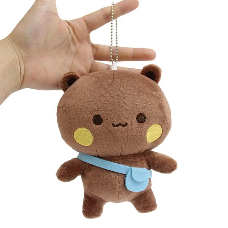 Yier الباندا الدب أفخم سلاسل المفاتيح لطيف Bubu Dudu لعبة جميلة الكرتون محشوة دمية لينة Plushies قلادة لحقيبة الديكور الهدايا