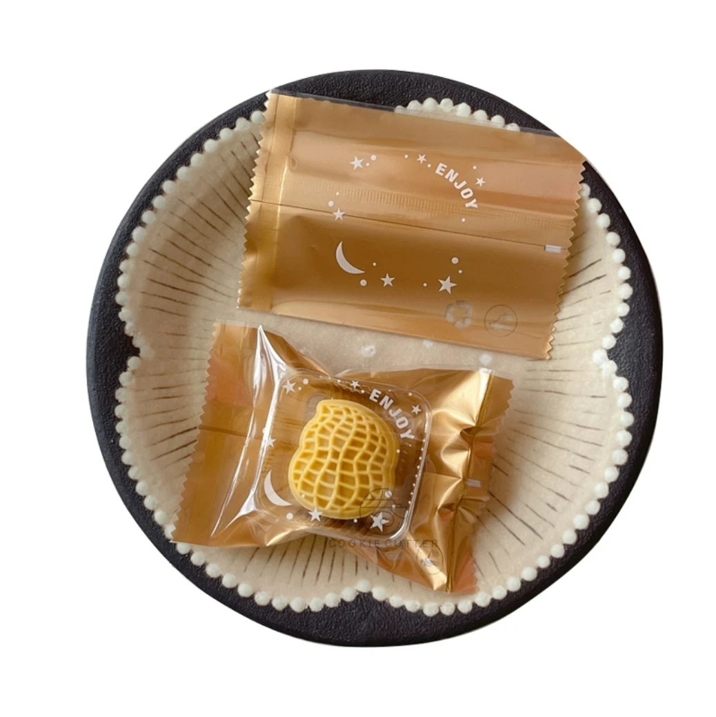 20g Chinese small fresh mini gold bottom mooncake machine sealing bag mini mung bean cake sealing bag small pastry packaging bag