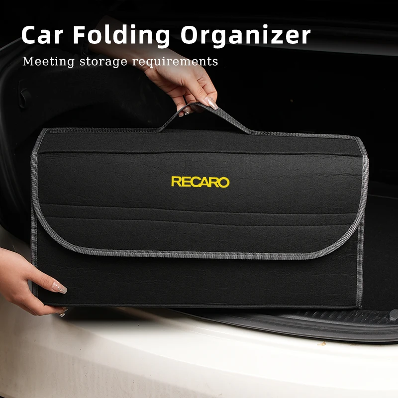 Car Storage Bag Folding Travel Organizer Box Trunk Tool Case For Recaro Accessories Racing Interior