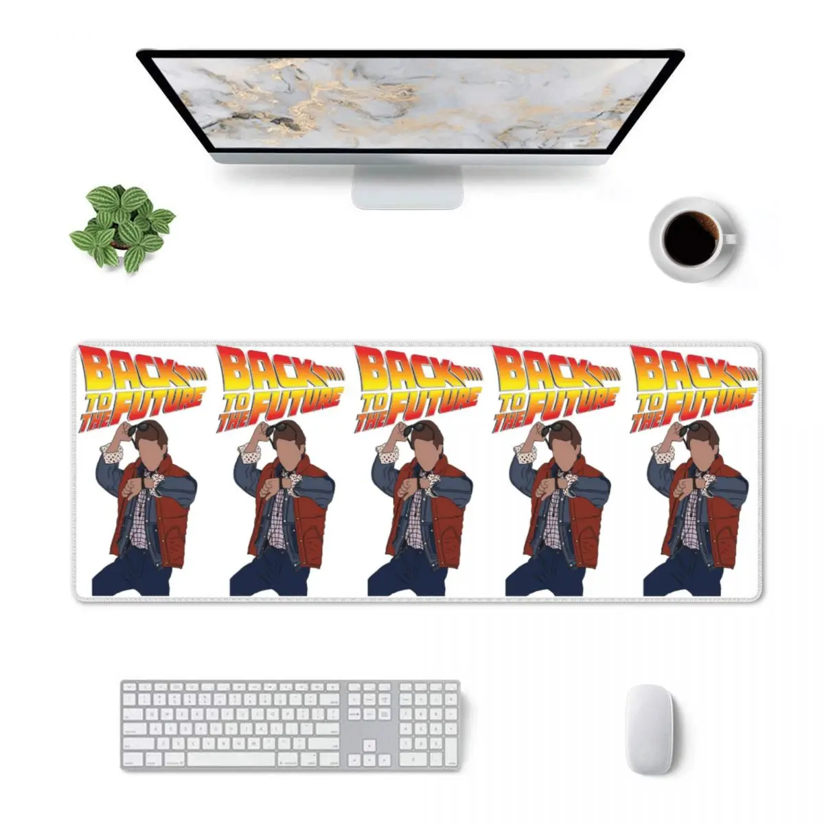 Large Mouse Pad Back To The Future Marty McFly Gamer PC Laptop Mats Keyboard Carpet Computer Gaming Office Accessories Desk Mat