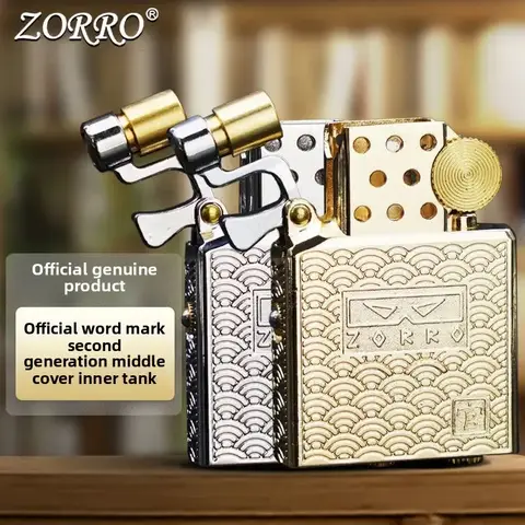 Zorro Genuine Z902 Inner Tank Kerosene Lighter Creative Officer Second Generation Universal Movement Kerosene Lighter Wholesale