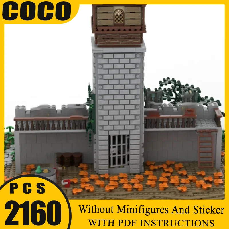 

Средневековый замок Moc, строительные блоки, модель крепости, сделай сам, сборка, строительные игрушки для детей, праздничные подарки, технические кирпичи