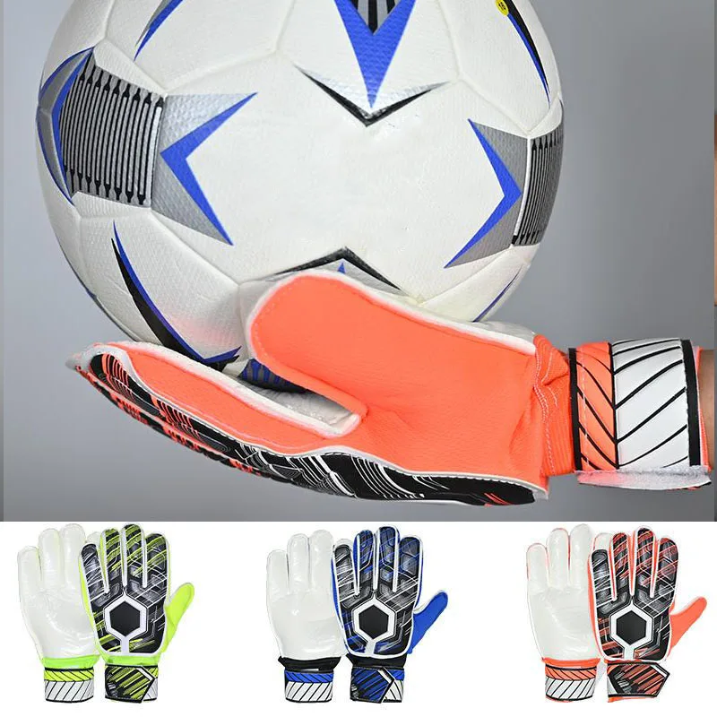 Thickened Soccer Goalie Gloves Professional Field Goalkeeper Glove Anti-slip Football Gloves for Youth Adults Size 8-10