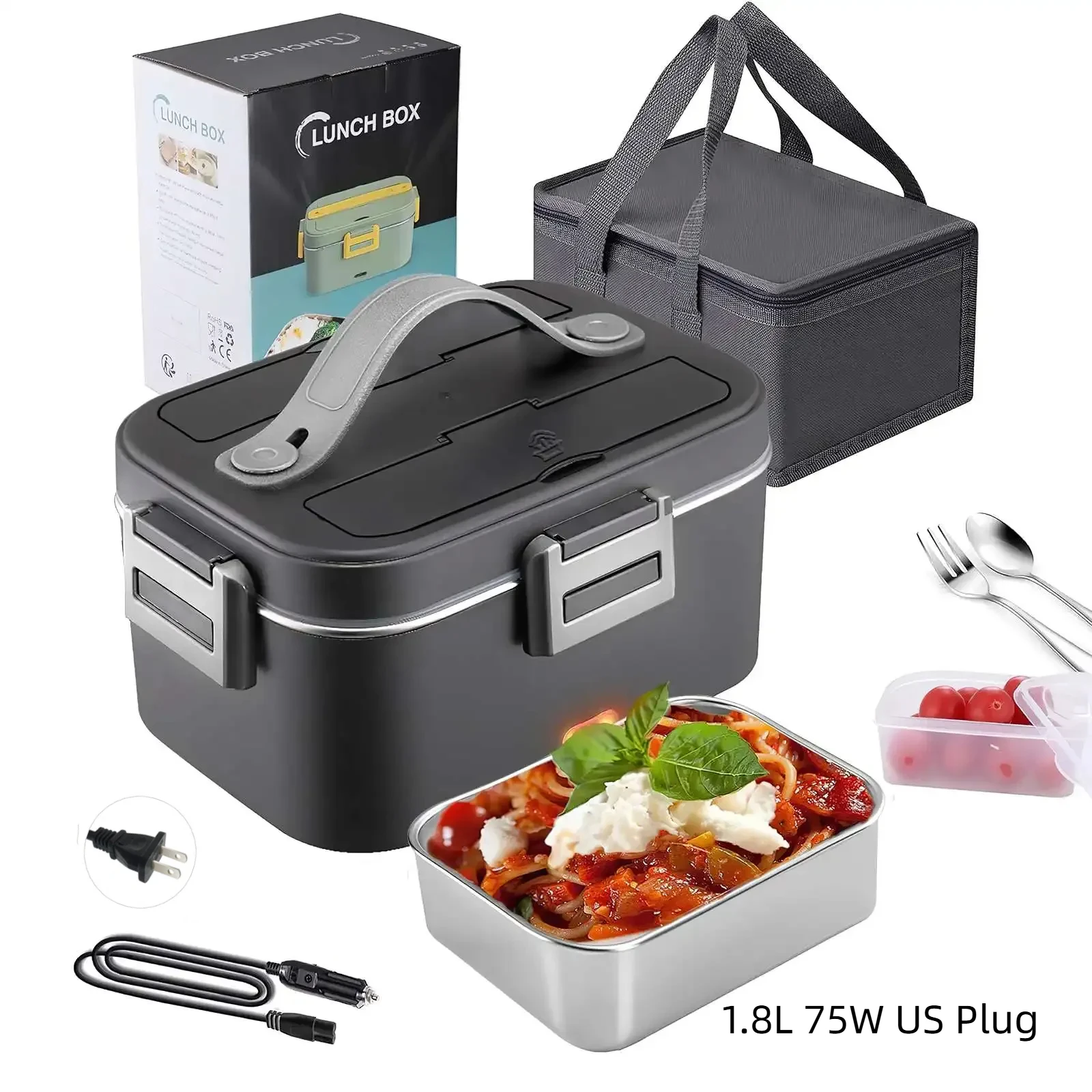 1.5L 60W Electric Lunch Box Food Warmer 6