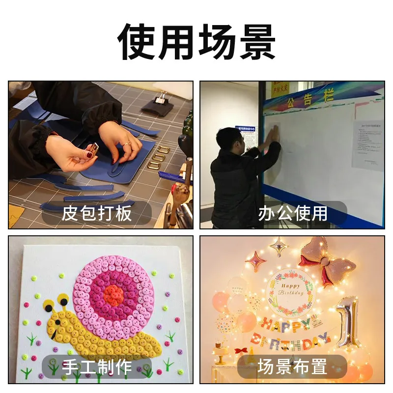 شريط على الوجهين بطول 10 متر، لاصق قوي، شريط قوي مصنوع يدويًا للطلاب، أدوات مكتبية، شريط رفيع على الوجهين، لزوجة عالية