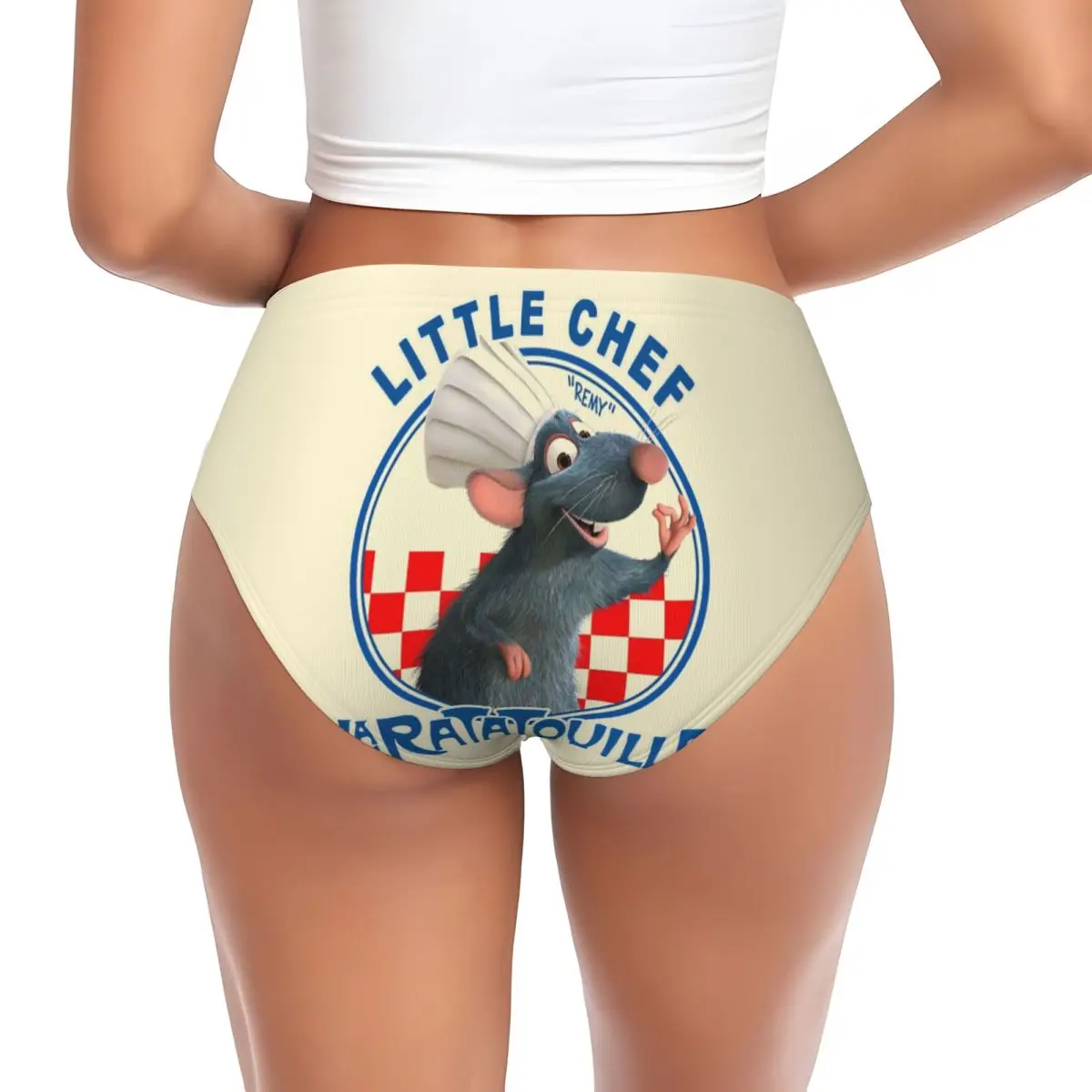 مخصص راتاتوي أنيمي الكرتون سراويل قصيرة النساء تمتد الملابس الداخلية