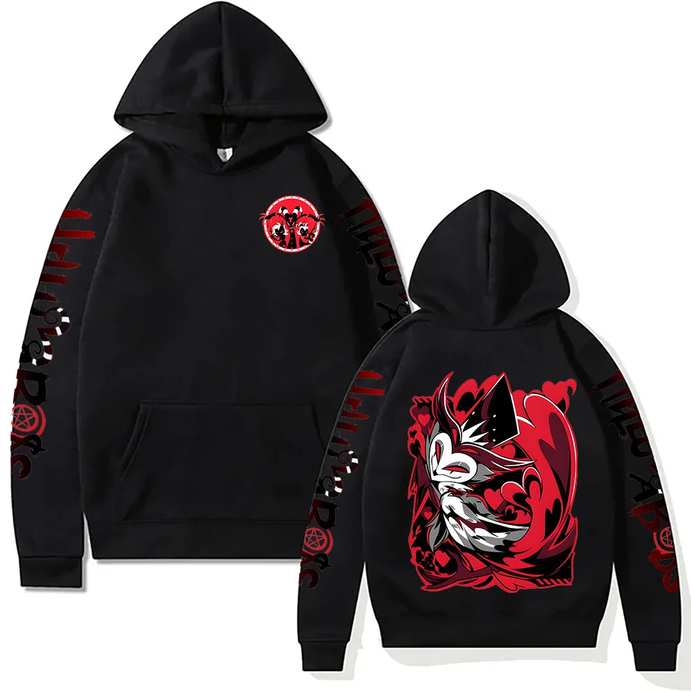 Helluva Boss 2025 jerseys nuevos hombres mujeres animación Anime ocio Fans sudaderas con capucha Casual Hip Hop Harajuku ropa de calle estética Y2K