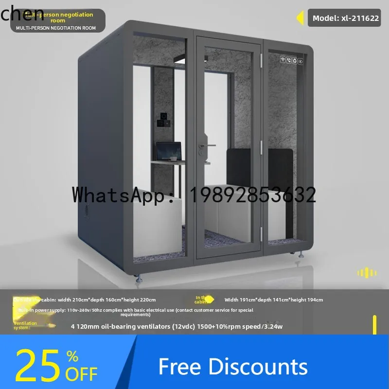 Recording Studio Home Mobile Soundproof Room Office Portable Phone Booth