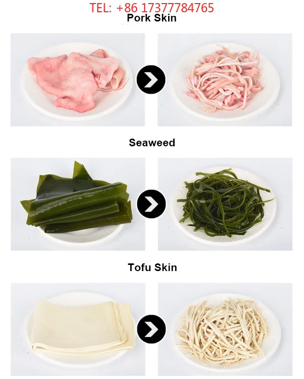 Mini Food Meat Slicer Machine Seaweed Shredding Machine Tofu Slicing Machine