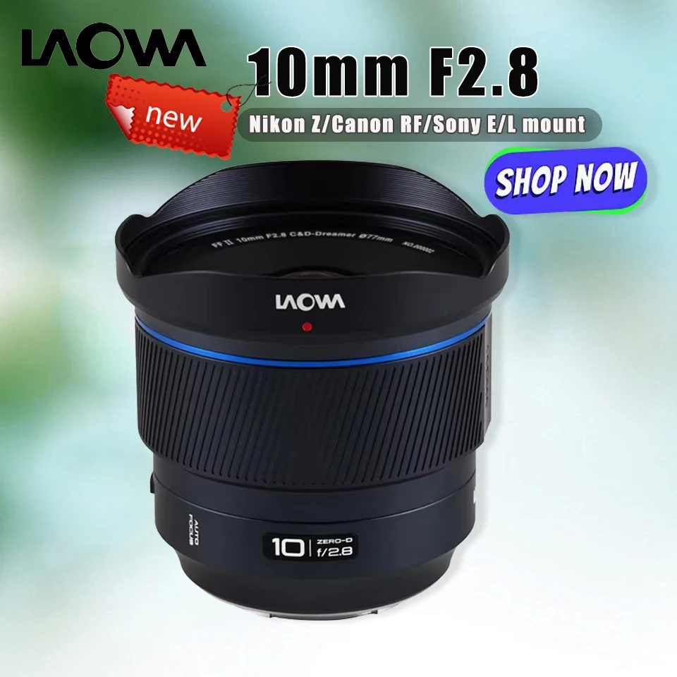 

Laowa Venus Optic 10mm F2.8 C&D-Dreamer AF/MF Camera Lens for Sony E Nikon Z Canon RF L mount compatible with 77mm Filter