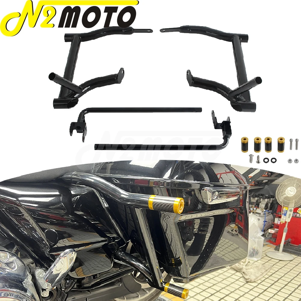 

Мотоциклетная седельная сумка, кронштейн, защитная планка для Harley Touring Street Road Electra Glide Road King Classic FLHRC 2014-2025