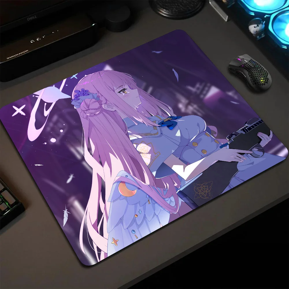 

Misono Mika Blue Archive Game Girl Mousepad Small LockEdge Mouse Pad For Gamers Computer Desk Pad Anti-slip Rubber