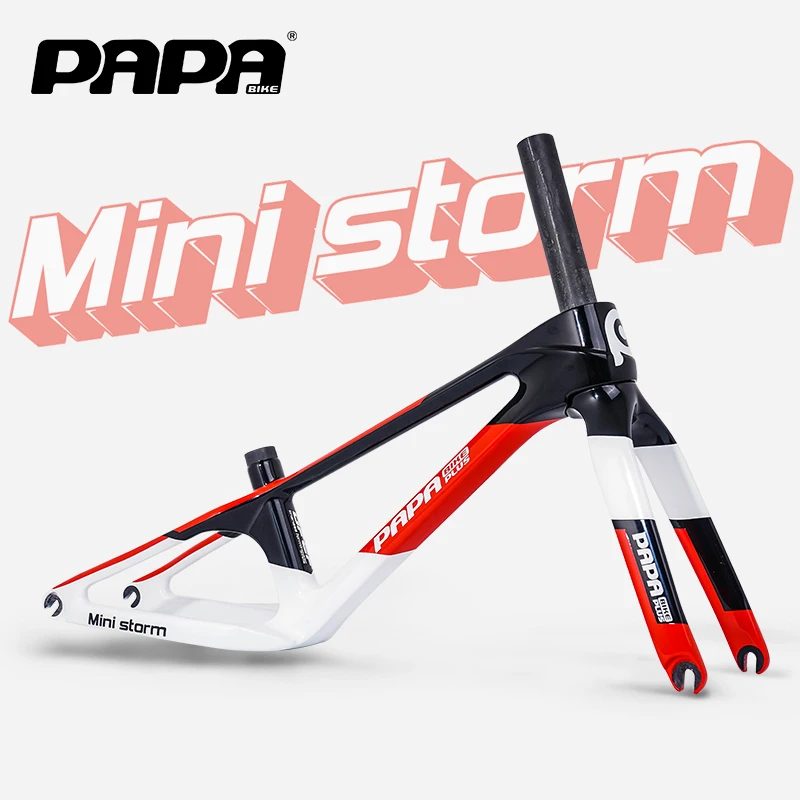 パパバイク-カーボンバイクフレームとフォーク,ミニストーム,超軽量