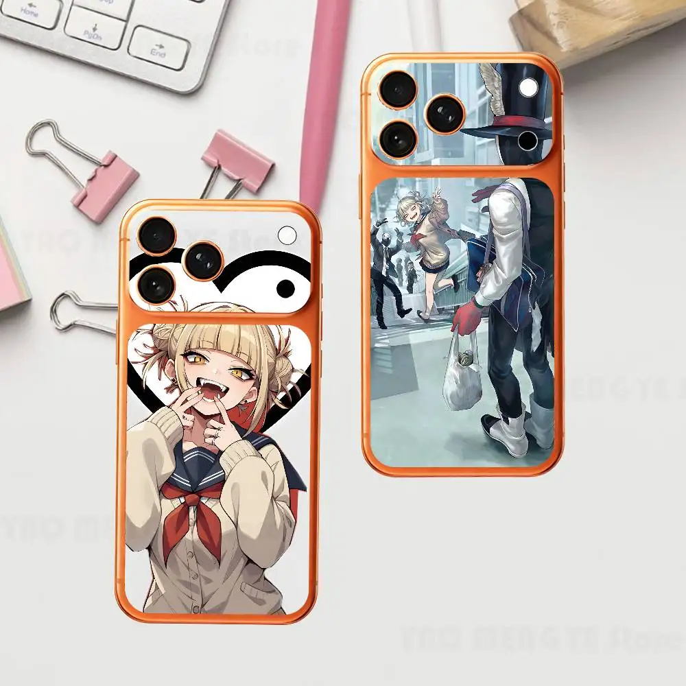 

H-Himikos T-Togas Anime Plain Decal Skin For IPhone17 Pro ProMax Back Film Cover Wrap Anti-scratch Durable Sticker