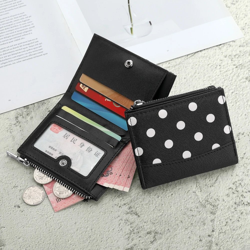 New Fashion Women Wallets Zipper Coin Purse Women's Short Wallet Multi-slot Card Holder Small Purses