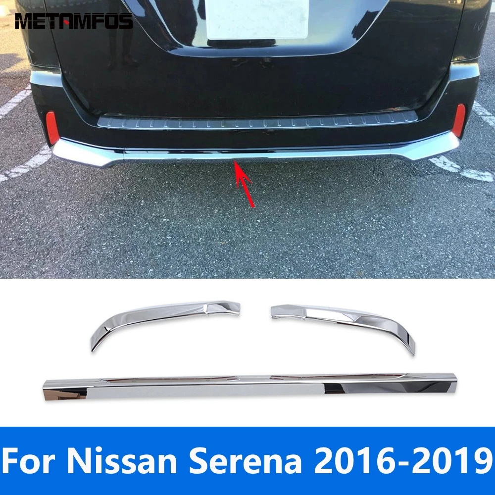 accessories-for-nissan-serena-2016-2017-2018-2019-chrome-rear-bumper-lip-trim-body-kit-splitter-diffuser-protector-car-styling