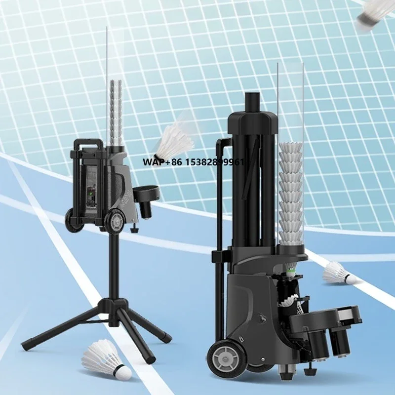 Most Popular Training Equipment Badminton Machine Feeder Efficient Badminton Shuttlecock Feeder for Practice