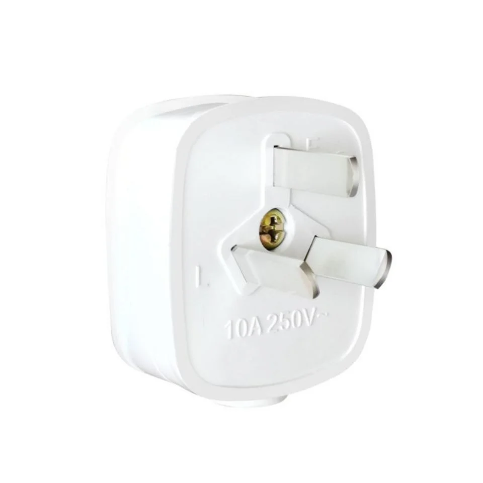 10A three-pin power plug, air conditioner pure copper three-hole triangular household socket three-wire plug