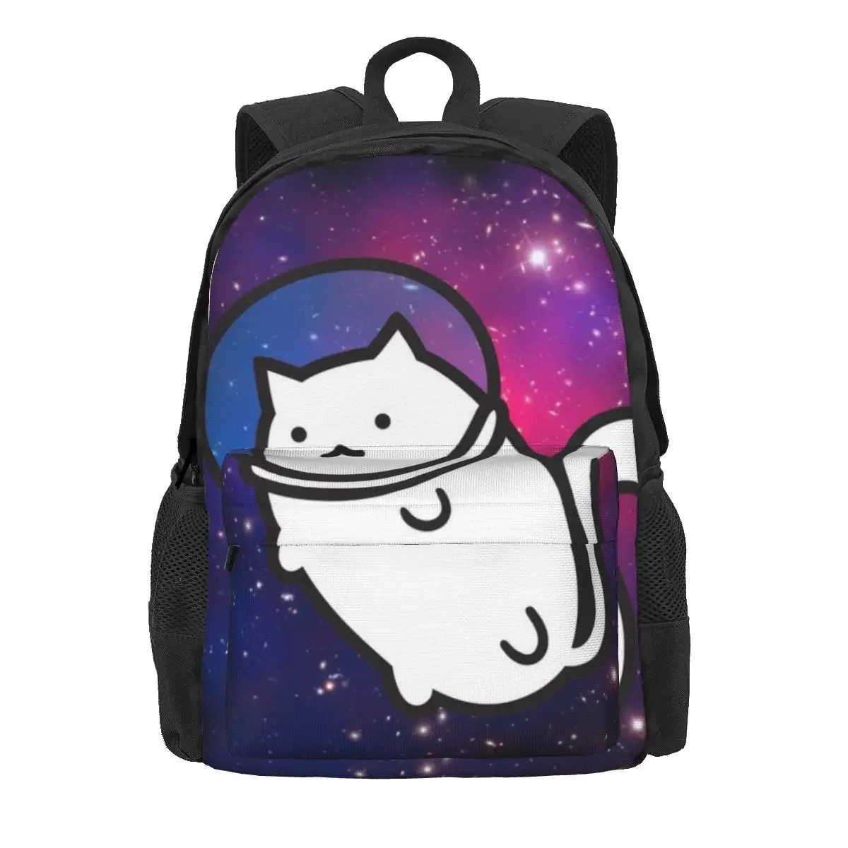 Fat Cat In Space Backpacks Boys Girls Bookbag Children School Bags Cartoon Kids Rucksack Travel Rucksack Shoulder Bag