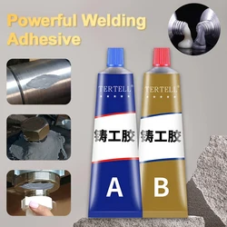 Metal Repair Adhesive Strong Cold Welding Glue Heat Resistance AB Sealant Metal Welding Filler Magic Plastic Repair Casting Glue