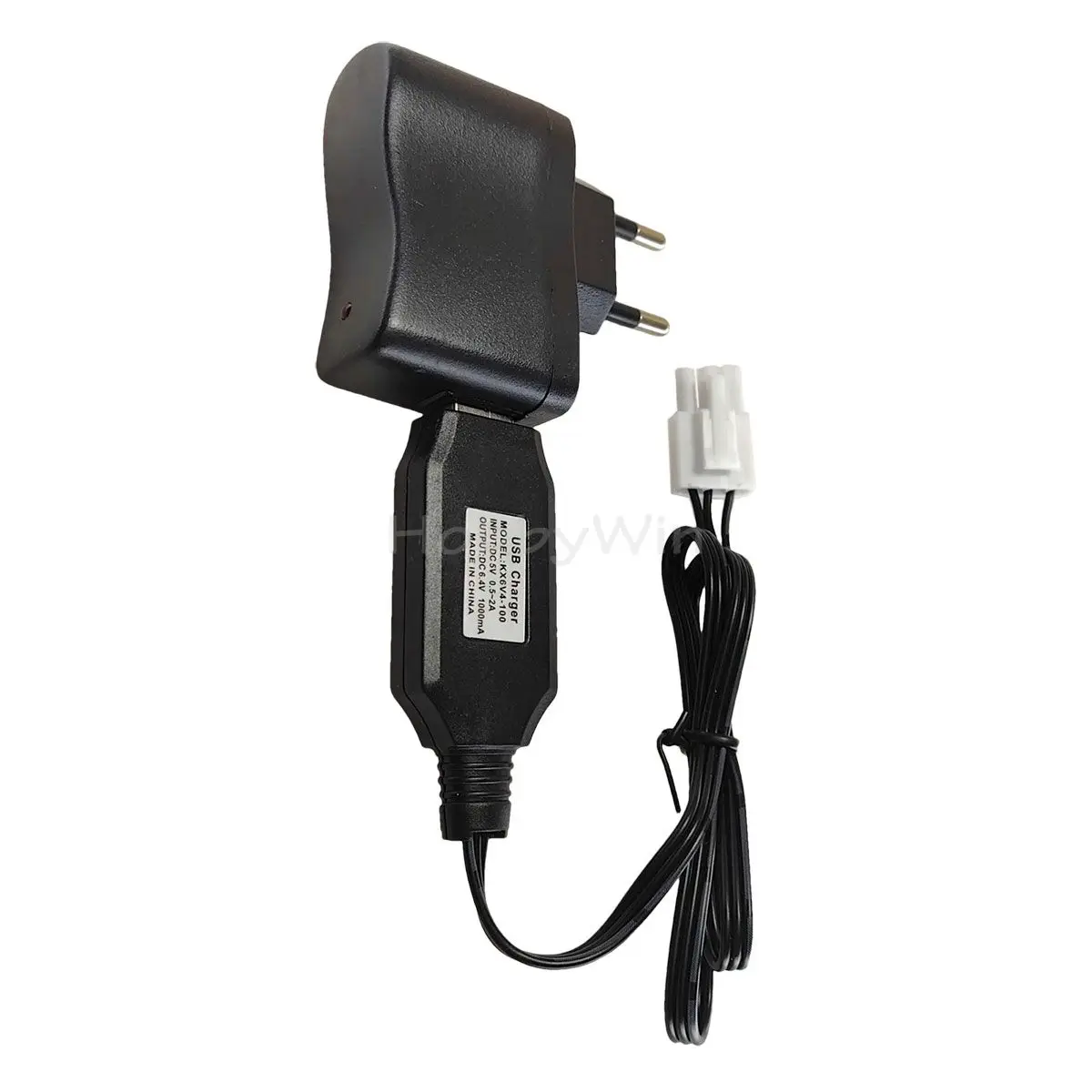 

6.4V 1000mA EU Charger EL4.5-3P Rev male plug for LiPoFe Battery RC Car Truck Racing Boat