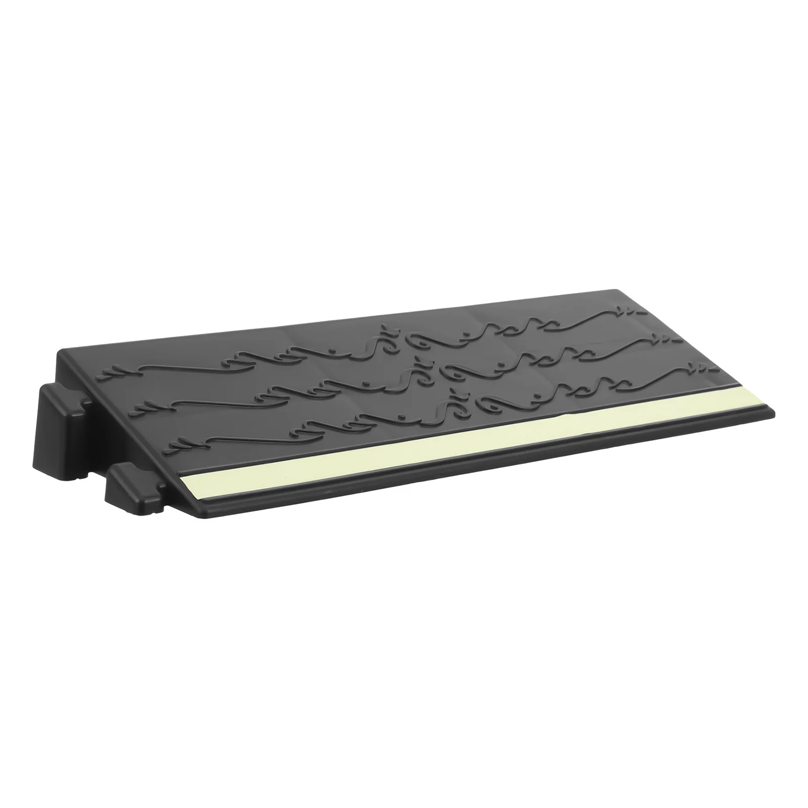 

Sweeping Robot Threshold Ramp with Glow Design - Lightweight Ramp for Doorways Indoor Steps and Hallway Use Doorstep Slope Mat