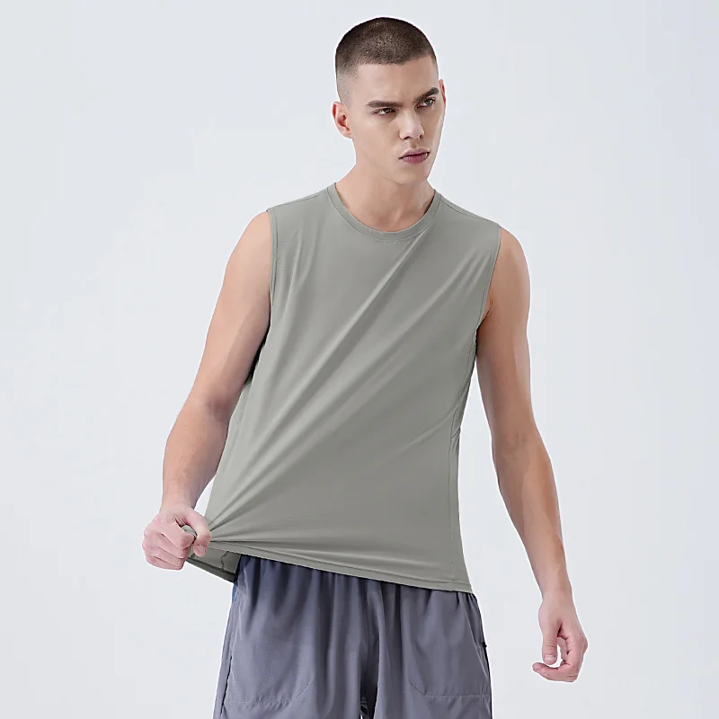 

Fashionable, simple, casual, fitness specific solid color vest