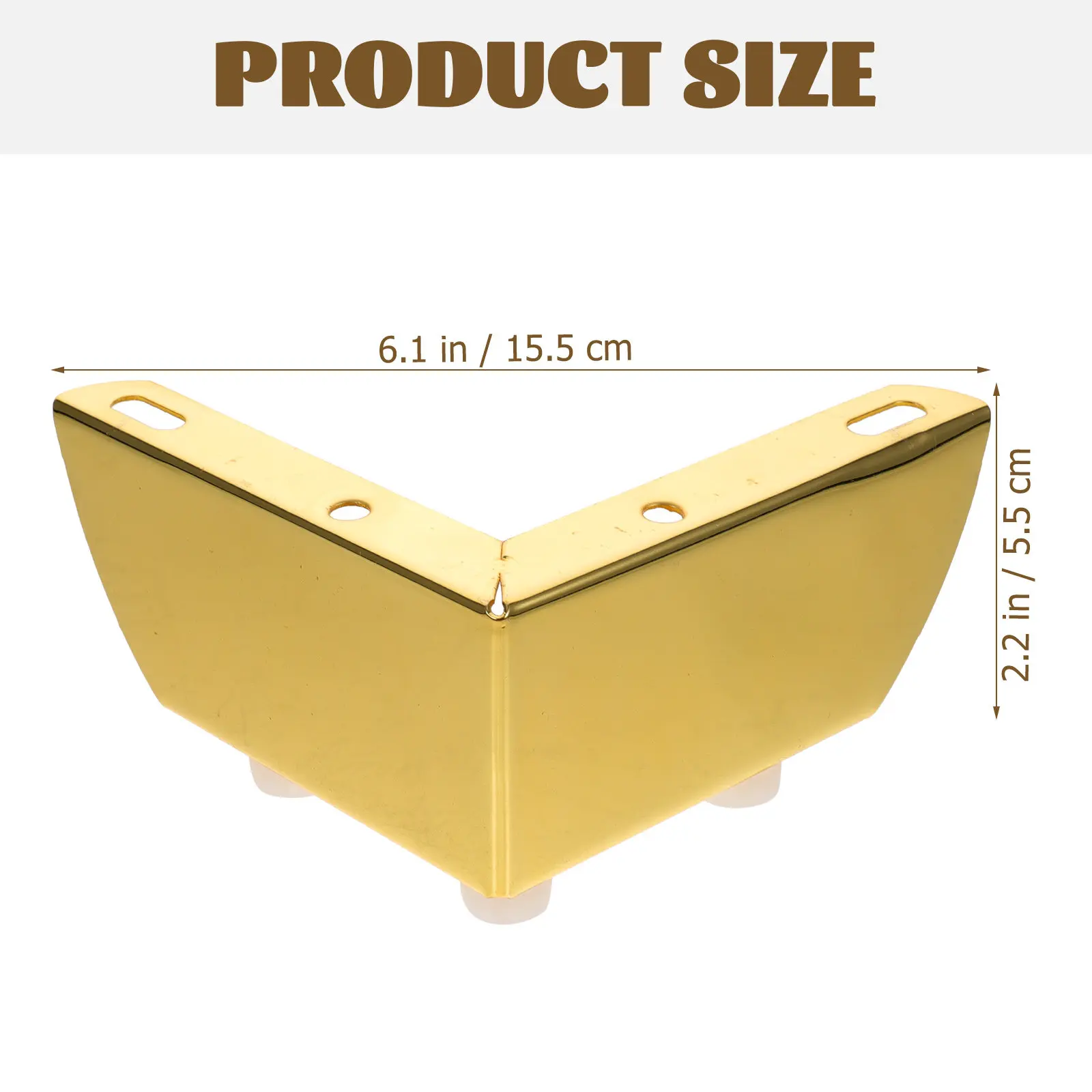 4Pcs Metal Coffee Table Leg Replacement Wujin Sofa Legs Iron Heavy Duty Furniture Support Foot Cabinet Dresser