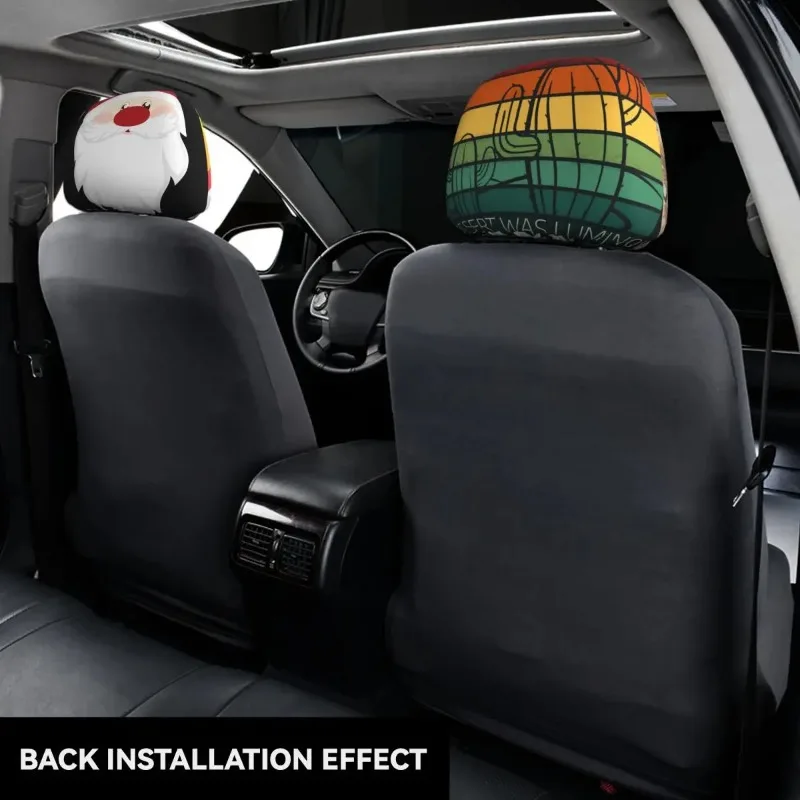 Abdeckung für die Kopfstütze des Autos, 2 Stück | Maßgeschneiderte Auto-Kopfstützenabdeckungen – passend für alle Modelle |   Personalisierte Muster und Fotos |   Einzigartiges Autodekor