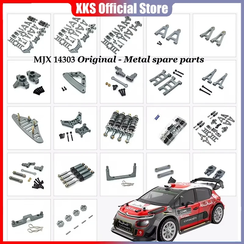 

MJX Hyper Go 14301 14302 14303 1/14 R/C Cars Spare Parts Upgraded Metal Alloy Parts Parts No 14230 14260 14430 Car Accessories