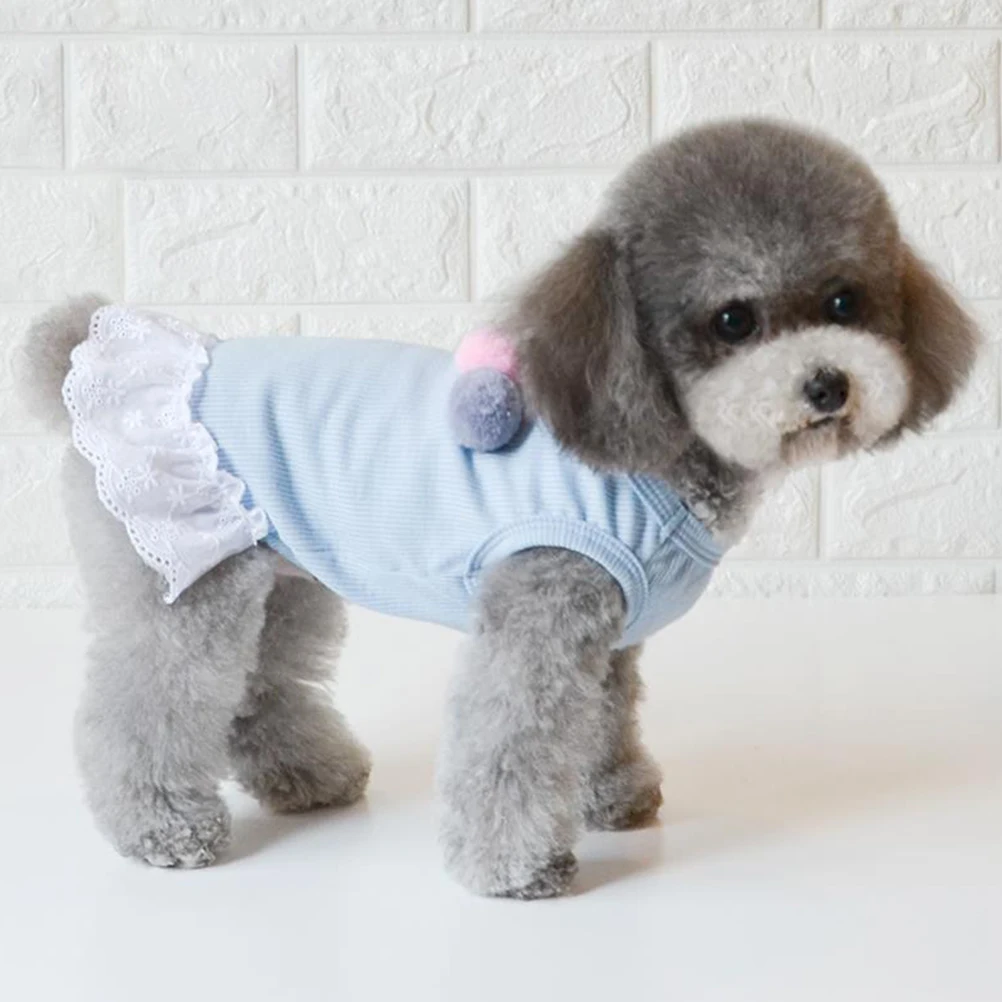 

Adorable Pet Ball Skirt Dog Dress Princess Tutu Outfit Small Size Back Closure Fashion Pet Clothes Costumes