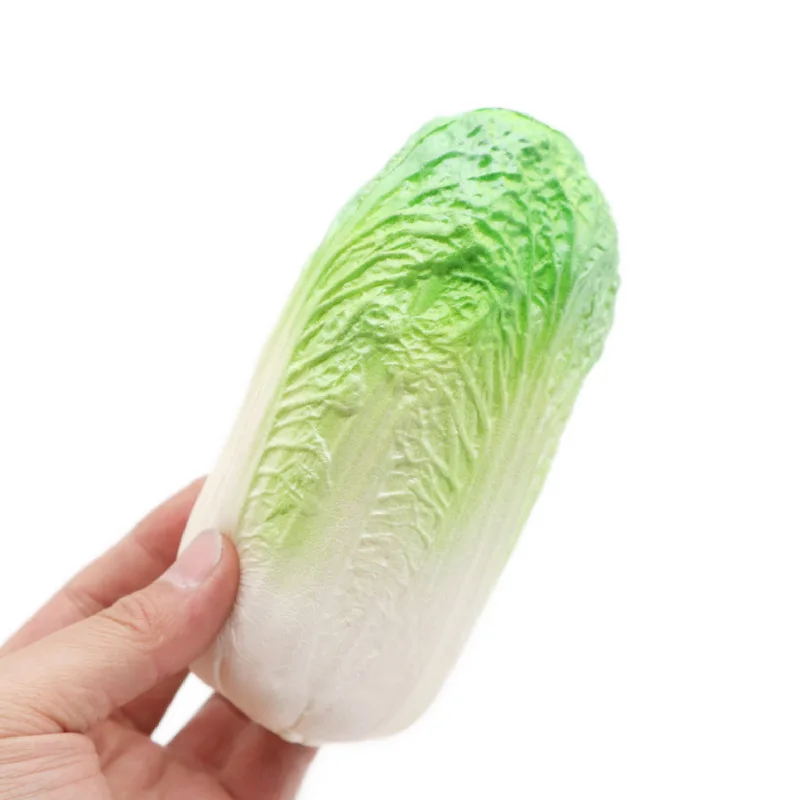 vegetable squishy Fidgeted Squeeze Slow Rising Chinese Cabbage Squeeze Educational Toys For Kids Adult