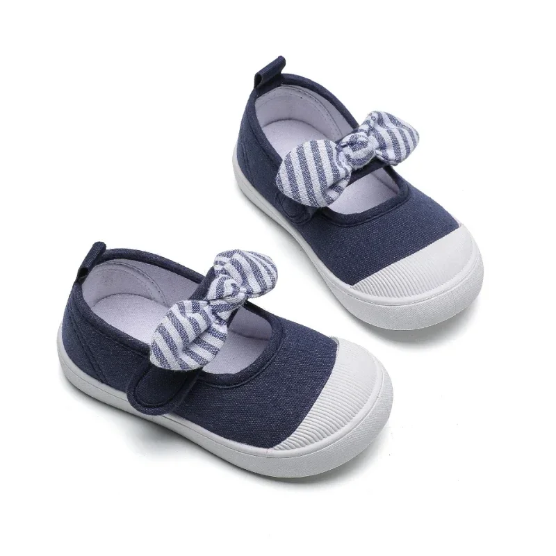 Zapatillas-Chaussures de sport décontractées pour enfants, chaussures de princesse pour filles, chaussures en toile florale pour enfants, bébé,