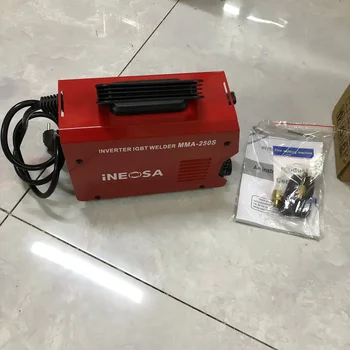 Mini welding machine set, small household 220V portable MMA250 inverter welding machine welding machine home small household portable,