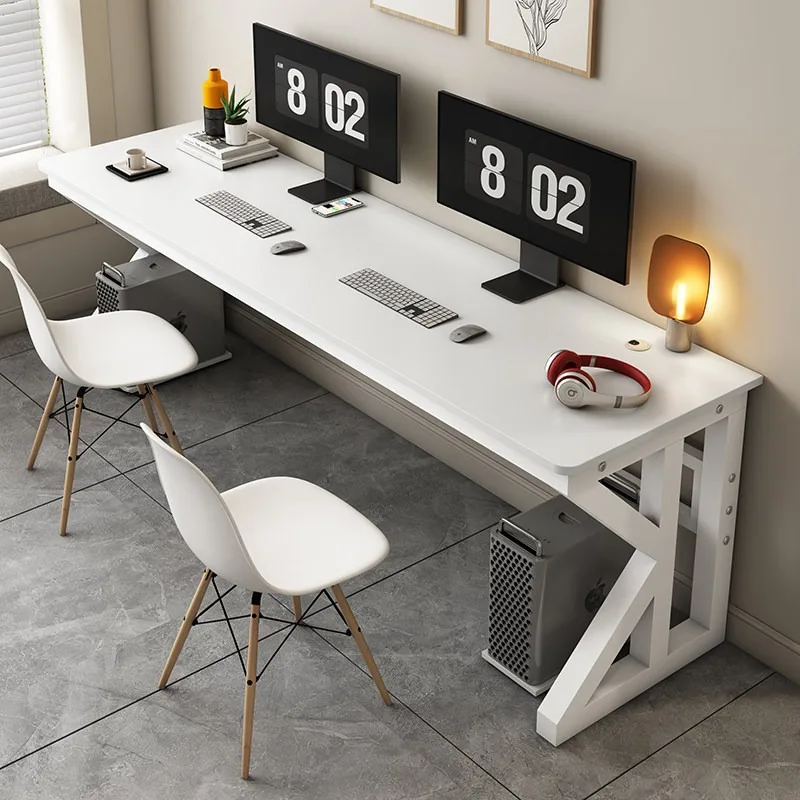 Large Size Long Office Desk Luxury Decoration Modern Study Funky Vintage Office Desk Display Mesas Escritorio Home Decoration