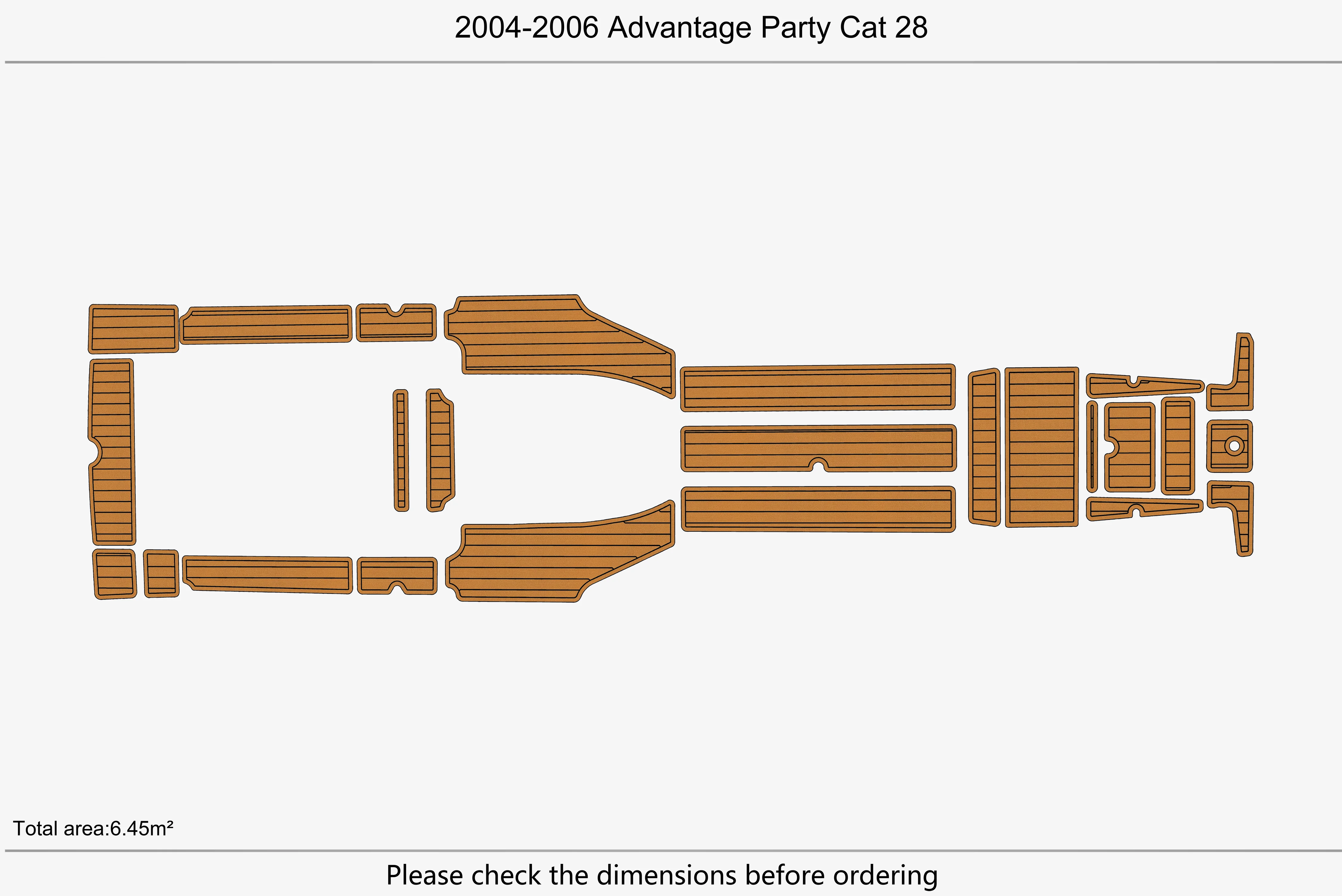 2004-2006 Advantage Party Cat 28 1/4