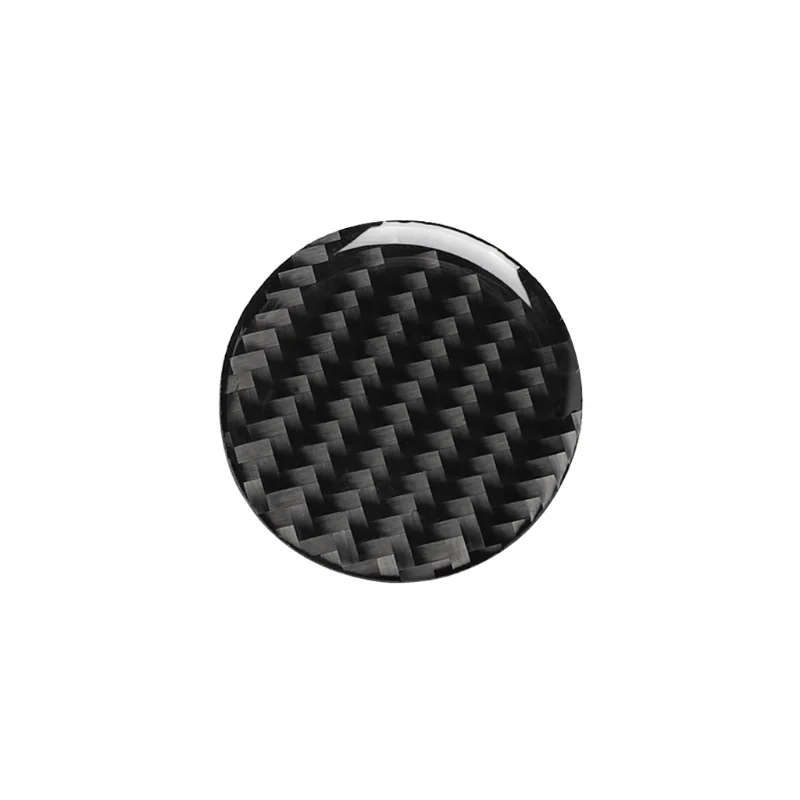 For Audi A3 A4L 2014-19 Central Control on Off Switch Knob Decor Cover Trim Sticker Decal Car Accessories Carbon Fiber Modified