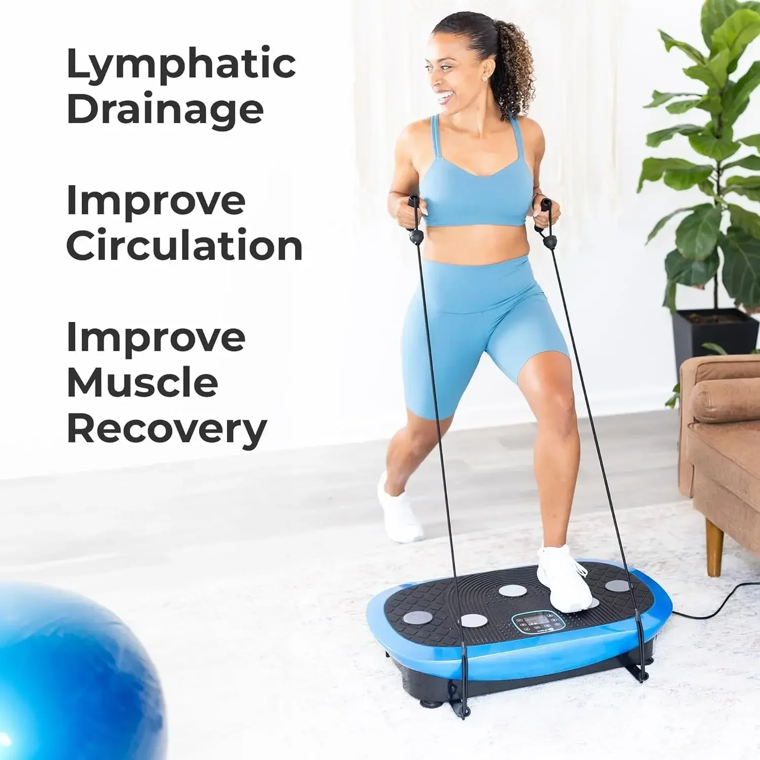 -For LifePro-Machine D'exercice À Plaque Vibrante Régions Flex Plus 4D, Oscillation À Triple Moteur, Pulsation Linéaire