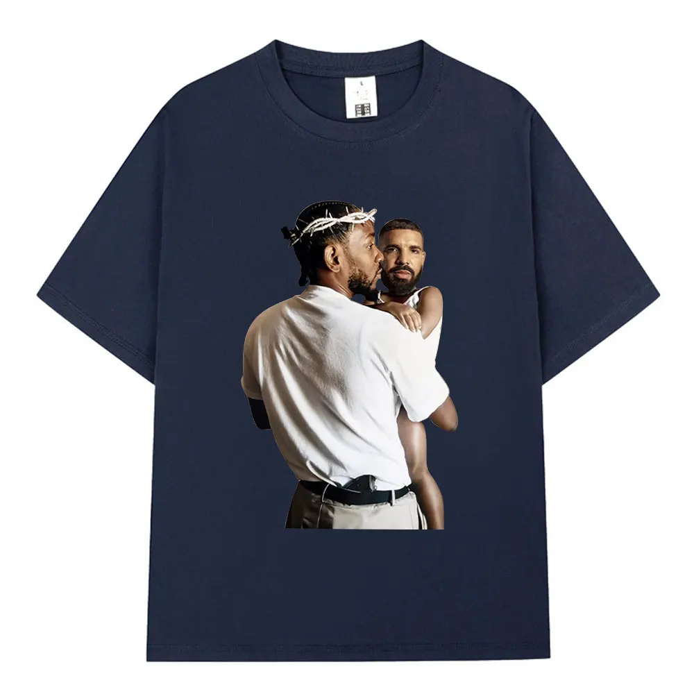 Rapper Kendrick Lamar Drake Funny T Shirt Mr Morale & The Big Steppers T Shirts Men Fashion Hip Hop Vintage T-shirts Streetwear