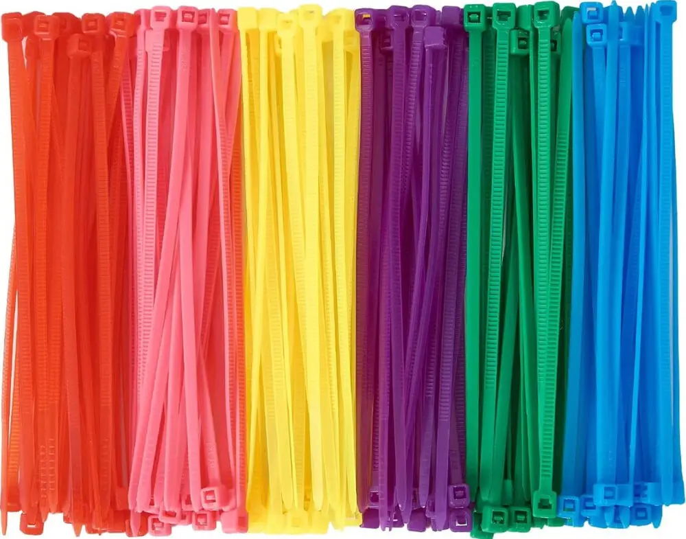 480Pcs Small Colored Zip Ties 4 Inch Multicolor Cable Ties Colorful Plastic Ties